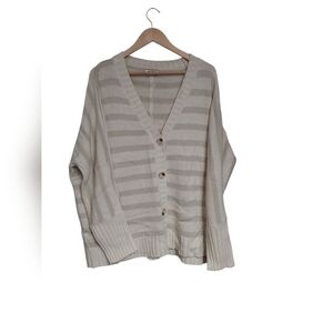 ANDREE BY UNIT Beige Striped Cardigan